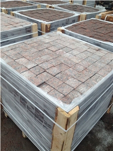 Black Granite Cobble & Pavers, Black Granite Cobbles