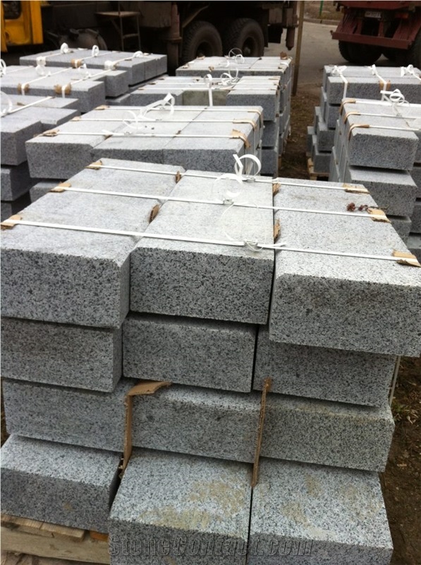 Black Granite Cobble & Pavers, Black Granite Cobbles