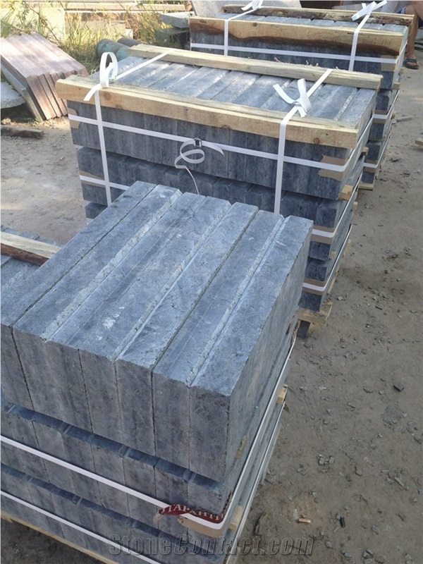 Black Granite Cobble & Pavers, Black Granite Cobbles