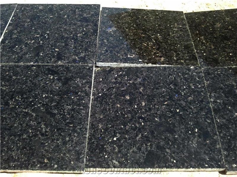 Labradorite, Ukraine Black Granite Block