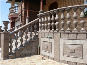 Ukrainian Granite, Red Granite Cobble & Pavers