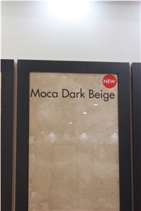 Moca Dark Beige Marble Tiles, Slabs
