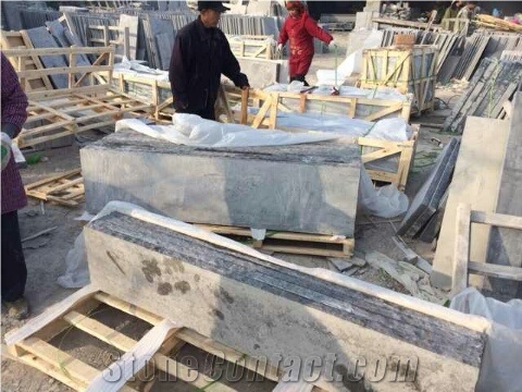 China Silver Valley Limestone Slabs & Tiles, China Blue Limestone