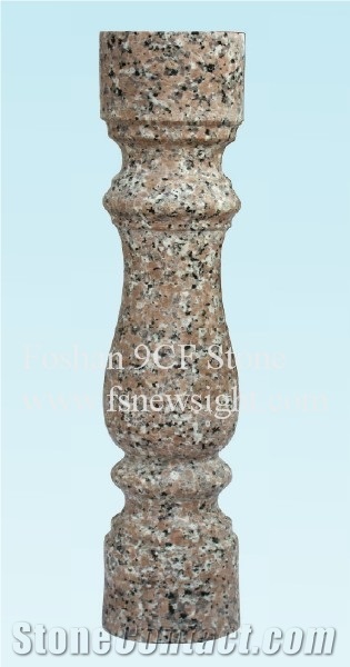 Granite Balustrade/Handrail 60x12x12 cm Round(Ghb6012), Natural Red Granite Handrail