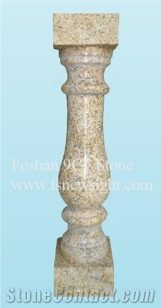 Granite Balustrade/Handrail 60x12x12 cm Square(2h6012) Rust, Natural Yellow Granite Handrail