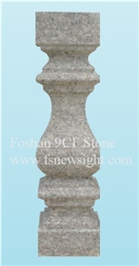 Granite Balustrade/Handrail 60x14x14 cm Square(3h6014), Natural Grey Granite Handrail