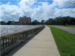 Granite(Dark) Black Balustrade/Handrail 60x12x12 cm Square (Qh6012), Natural Black Granite Handrail