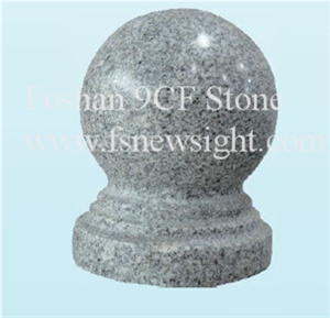 Granite G603 Ball 20x20x28cm Round, Granite Pier Caps & Quoins