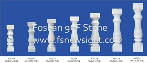 Natural White Marble Balustrade/Railing/Handrail, White Marble Railings