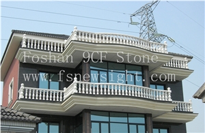 White Marble Balustrade 60x12x12 cm Square (2a6012), White Marble Balustrade & Railings