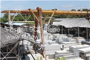 White Marble Balustrade/Handrail 40x10x10 cm Square