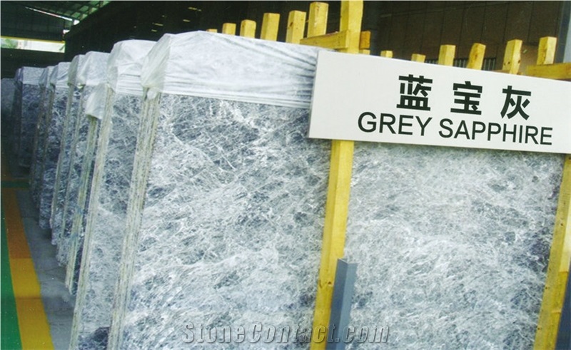 Sapphire Grey Marble Slabs & Tiles