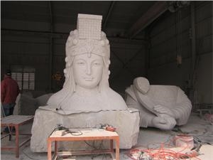 Stone Carving, G603 White Granite Sculpture & Statue