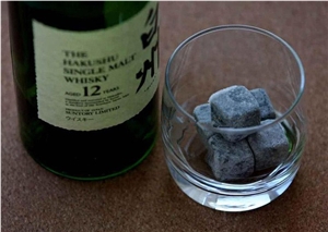 Engraved Logo Soapstone Whiskey Stone