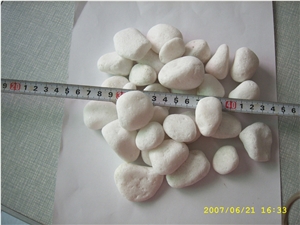 Garden Landscaping Stone White Pebbles