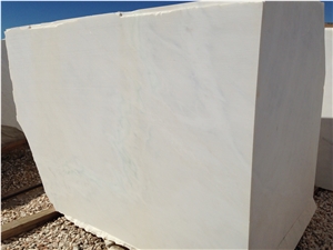 Branco Estremoz White Marble Block, Portugal White Marble