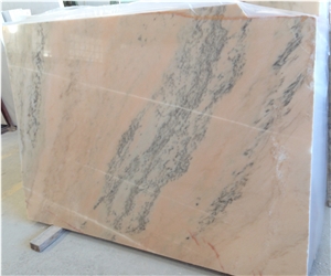 Rosa Portogallo Marble Veined Slabs & Tiles, Pink Polished Marble Flooring Tiles, Walling Tiles