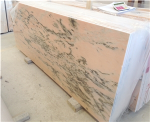 Rosa Portogallo Marble Veined Slabs & Tiles, Pink Polished Marble Flooring Tiles, Walling Tiles