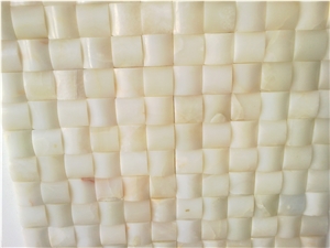 Iran Antique White Onyx Mosaic