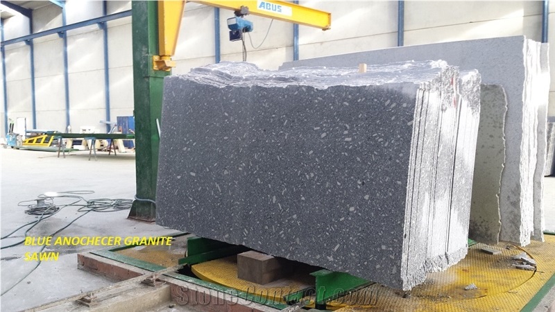 Azul Anochecer Granite Slabs, Blue Granite Tiles & Slabs, Granito Azul Anochecer