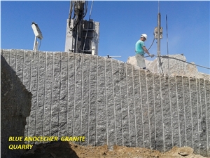 Azul Anochecer Granite Slabs, Blue Granite Tiles & Slabs, Granito Azul Anochecer