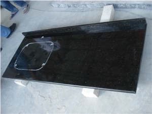 Black Galaxy Granite Countertop, Black Granite Countertops Black Galaxy Granite Countertop, Black Granite Countertops