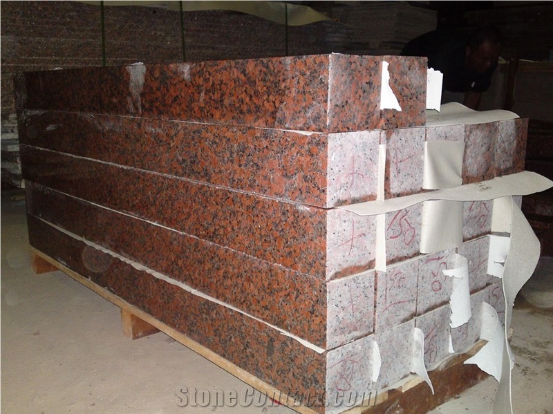 Chinese Granite Red Granite G562 Marple Red Kerbstone