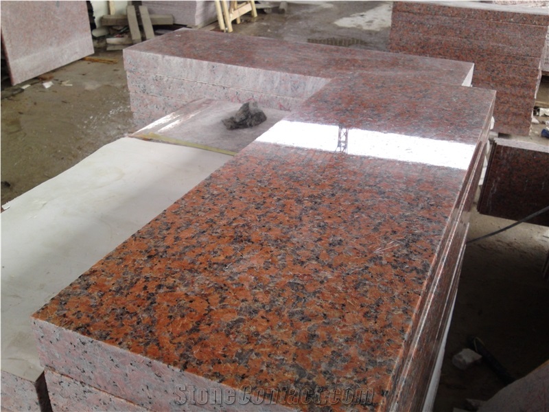 Chinese Granite Red Granite G562 Marple Red Kerbstone