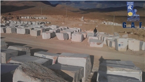 Angorak Beige Marble Block, Iran Beige Marble