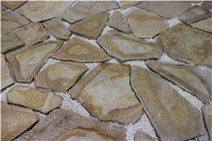 Slate Flagstone Paving Stone-Slate, Yellow Slate Paving Stone Slate Flagstone Paving Stone-Slate, Yellow Slate Paving Stone