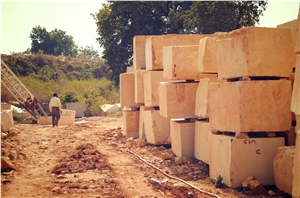 Miracle Levanto Marble Blocks, India Brown Marble