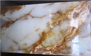 Multi White Onyx Block, Iran White Onyx