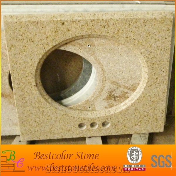 China G664 Vibrant Rose Granite Vanity with Sink Undermount