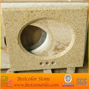 China G664 Vibrant Rose Granite Vanity with Sink Undermount