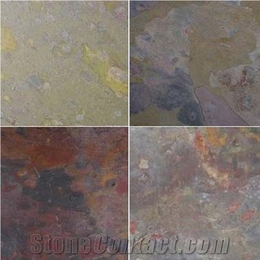 Kund Peacock Slate Stone Slabs & Tiles