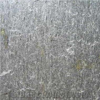 Silver Shine Slate Stone Slabs & Tiles, India Grey Slate