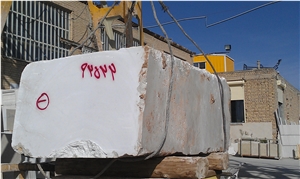 Arc Marble, Iran Beige Marble Block, Beige Marble