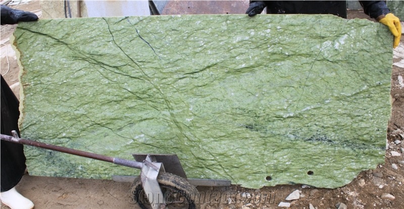 Dandong Green Marble Slab, Ming Green Marble Slabs
