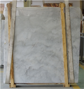 Yunnan White Marble Slabs with Messy Veins, China White Marble