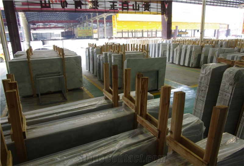 Yunnan White Marble Slabs with Messy Veins, China White Marble