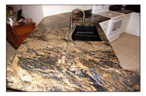Magma Gold Granite Kitchen Countertops