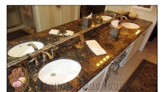 Magma Gold Granite Kitchen Countertops