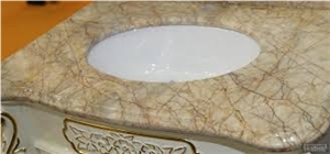 Picasso Beige Marble Bathroom Countertops Picasso Beige Marble Bathroom Countertops
