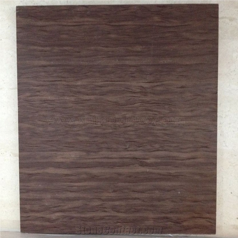 Brown Teak Wood Limestone Tiles