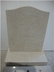 Giallo Cecilia Granite Monument, Og Tombstone