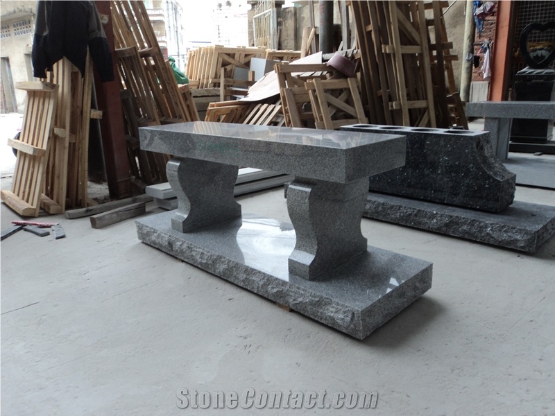 G603 Grey Granite Bench