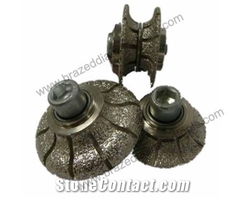 2014 Vacuum Brazed Diamond Hand Profile Wheel