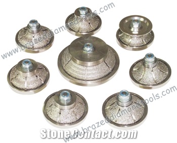 2014 Vacuum Brazed Diamond Hand Profile Wheel