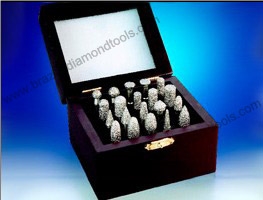 Diamond Brazed Burrs for Carving Stone 8, 10, 20, 50 Pcs a Set