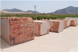 Rojo Alicante Marble Block, Spain Red Marble